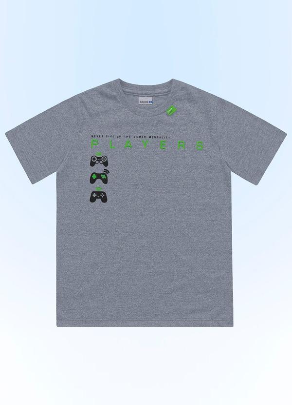 Fakini Kids - Camiseta Cinza