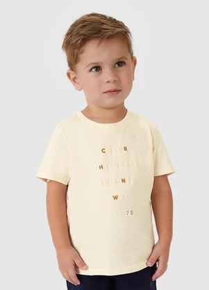 Carinhoso - Camiseta Color The World In a New Way Areia - CARINHOSO