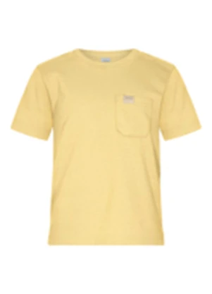 Alakazoo - Camiseta com Bolso em Malha Texturizada Amarelo - ALAKAZOO