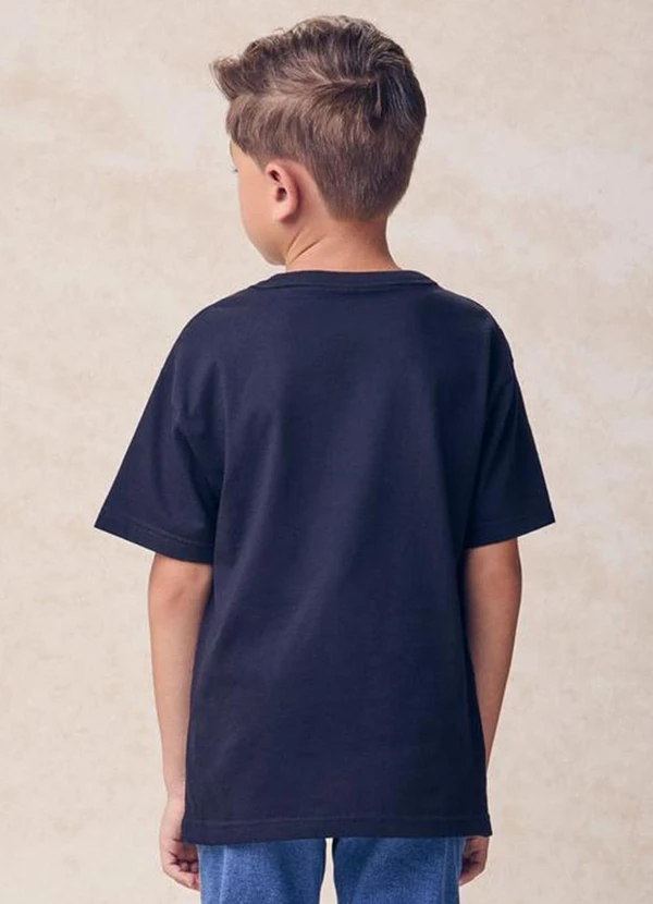 Youccie - Camiseta com Bordado de Lettering Preto 2