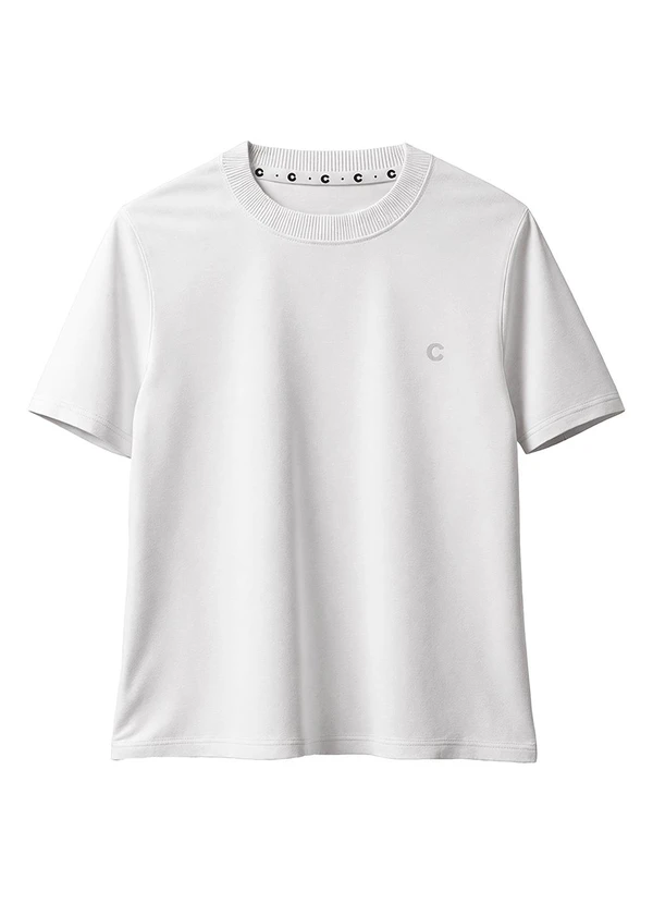 Carinhoso - Camiseta com Bordado em Pima Branco