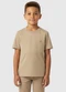 Carinhoso - Camiseta com Bordado em Pima Cáqui - variação: Cáqui