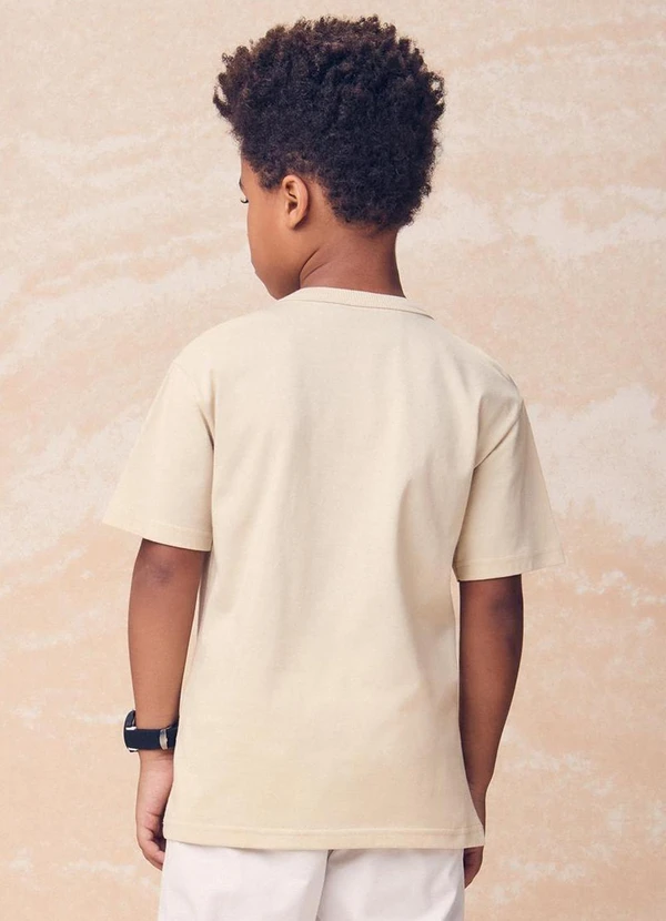 Youccie - Camiseta com Estampa do Mickey Bege 2