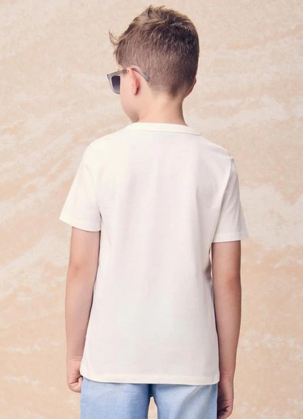 Youccie - Camiseta com Estampa Jurassic Branco 2