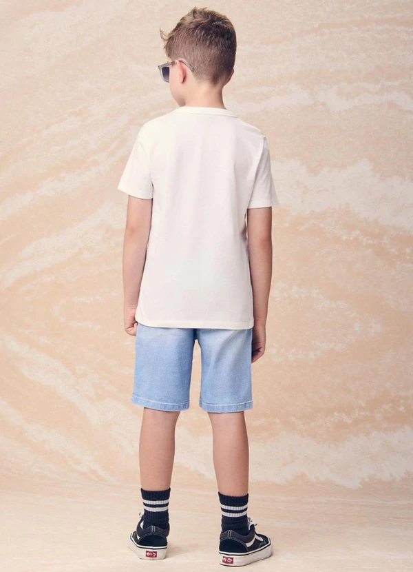 Youccie - Camiseta com Estampa Jurassic Branco 4