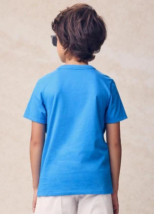 Youccie - Camiseta com Estampa Malibu Azul - YOUCCIE