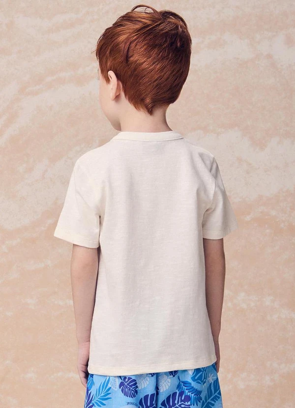 Youccie - Camiseta com Estampa Summer Times Branco 2