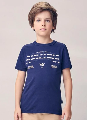 Youccie - Camiseta com Patch Arizona Marinho - YOUCCIE