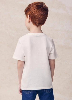 Youccie - Camiseta com Patch do Donald Duck Branco - YOUCCIE