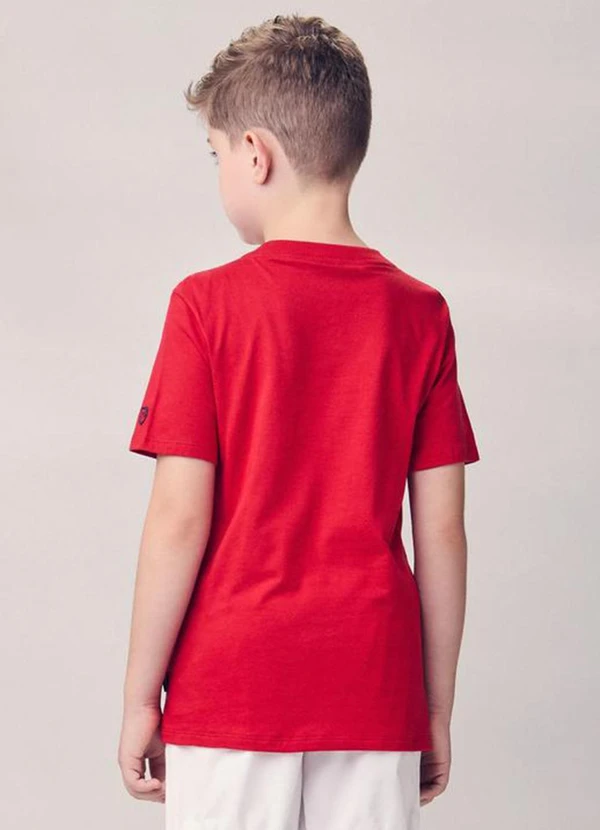 Youccie - Camiseta com Patch Vermelho 2