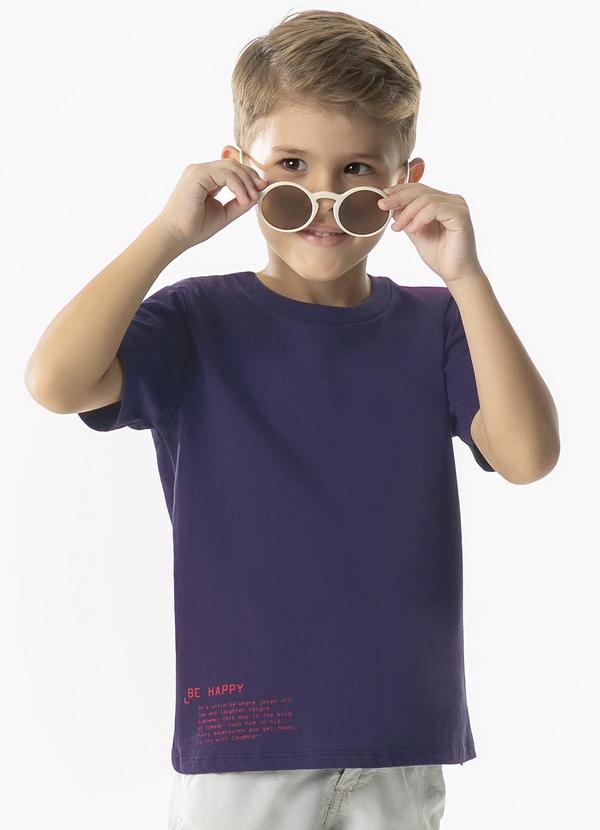 Cativa Kids - Camiseta Comfort Estampada Azul