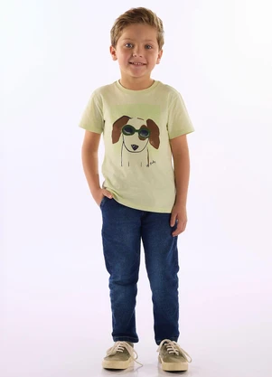 Up Baby - Camiseta Cool Puppy Verde - UP BABY