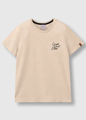 Carinhoso - Camiseta Create. Don'T Imitate Bege - CARINHOSO