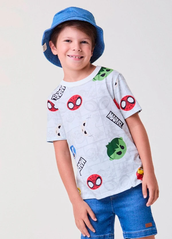 Bimbi - Camiseta da Marvel Off White
