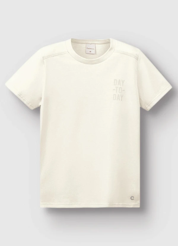Carinhoso - Camiseta Day To Day Off White 3