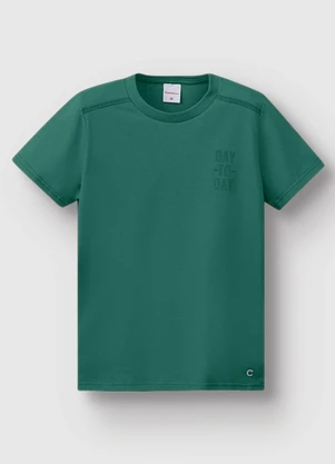 Carinhoso - Camiseta Day To Day Verde  - CARINHOSO