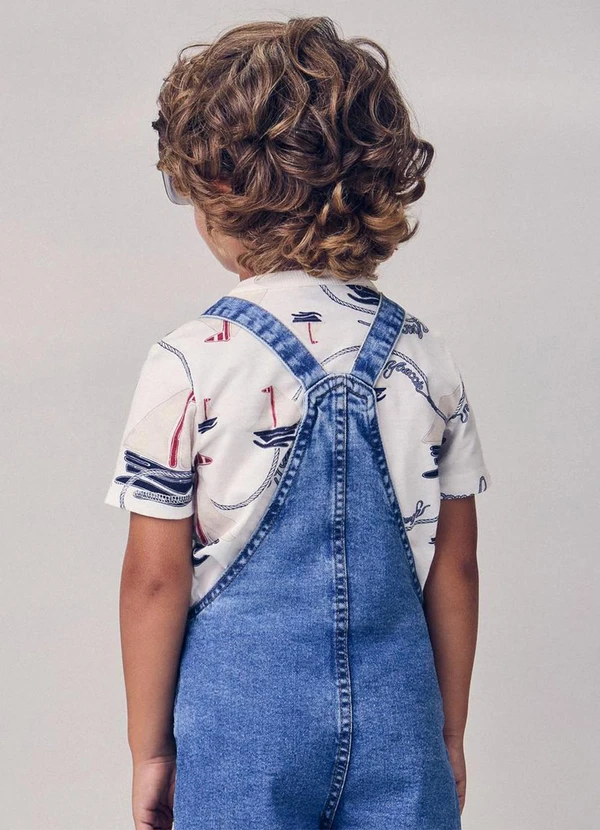 Youccie - Camiseta de Barquinhos Branco 2