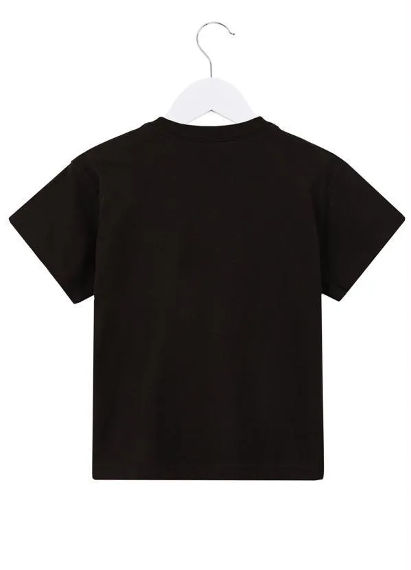 Bento - Camiseta de Malha Estampa de Et Preta 2