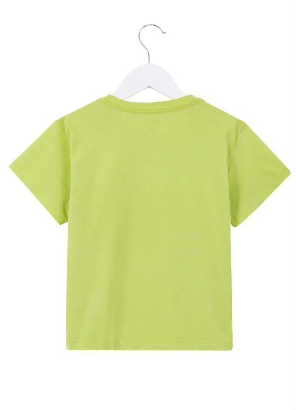 Bento - Camiseta de Malha Estampa Silk Mordida Verde 2