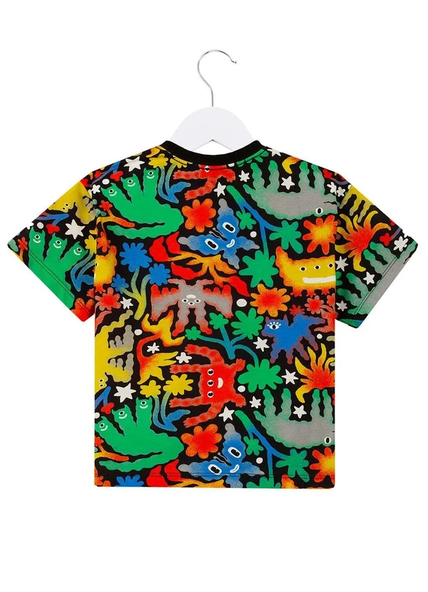 Bento - Camiseta de Malha Estampa Xtranha Preto 2