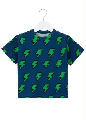 Bento - Camiseta de Malha Game Over Azul - BENTO