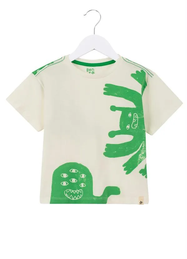 Bento - Camiseta de Malha Silk Trengos Branca