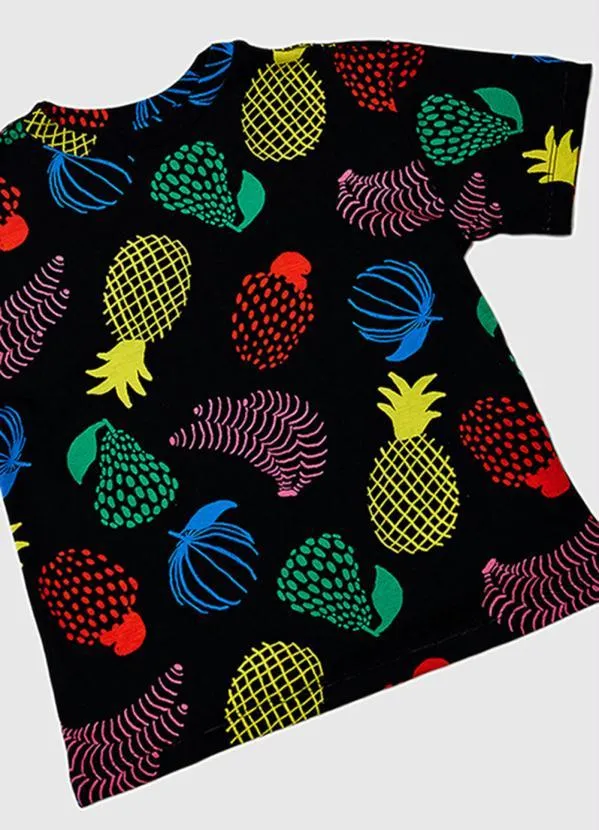 Bento - Camiseta de Menino Malh Popfruit Preto 3
