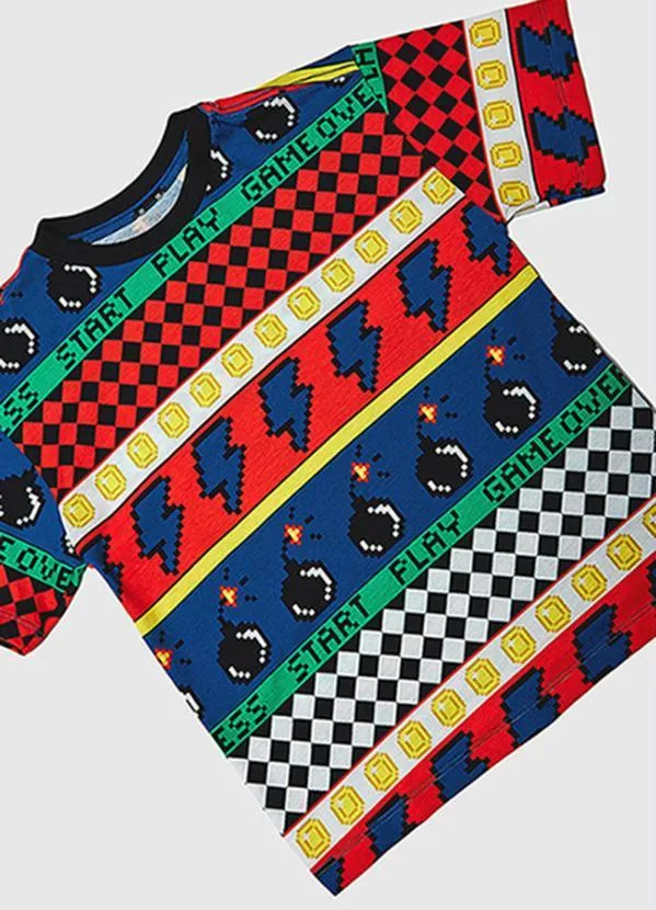 Bento - Camiseta de Menino Malha Bombástica Estampado 3