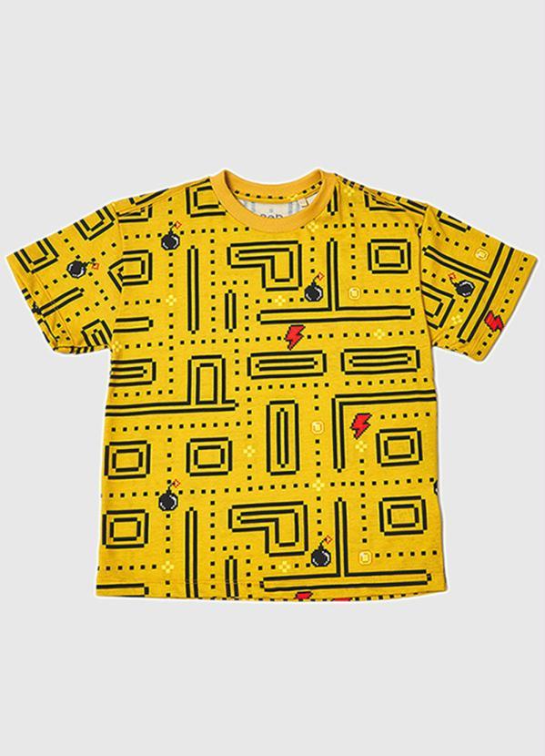 Bento - Camiseta de Menino Malha Bônus Amarelo