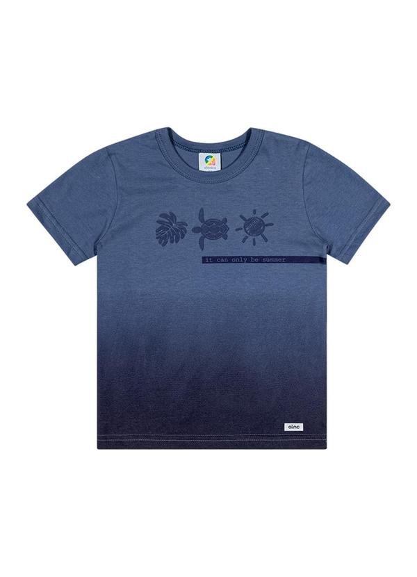 Alenice - Camiseta Dias de Praia e Sol Menino Azul 1