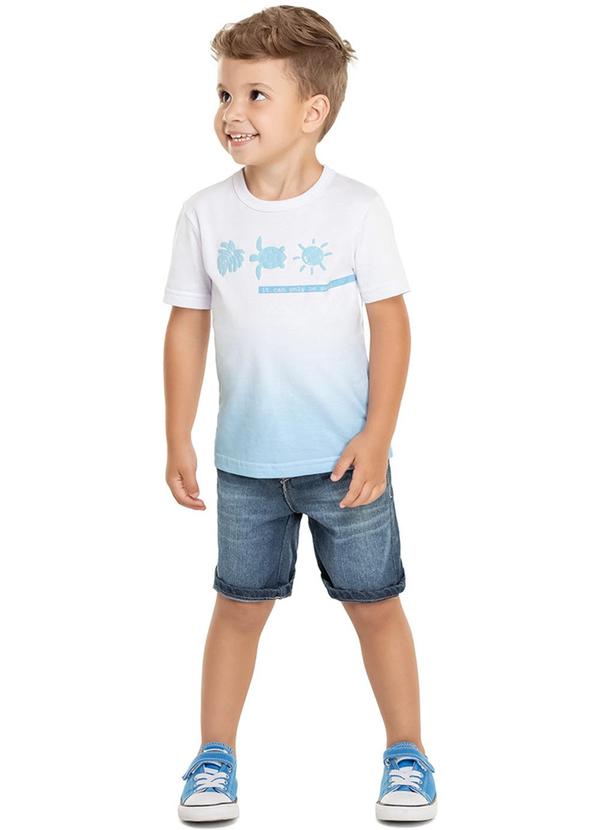 Alenice - Camiseta Dias de Praia e Sol Menino Branco 2