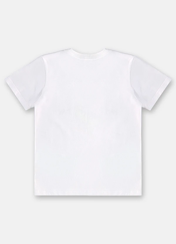 Up Baby - Camiseta Dinossauro em Algodão Branco 4