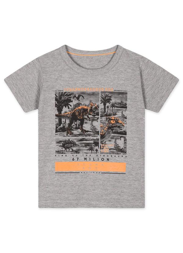 Marisol - Camiseta Dinossauro Manga Curta Menino Infantil