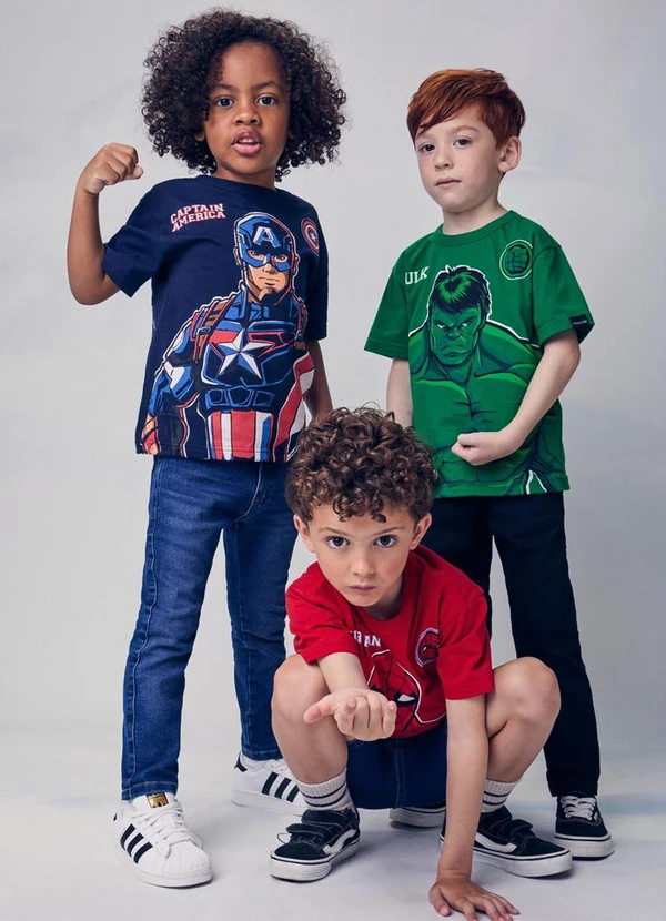 Youccie - Camiseta do Capitão América Marinho 5