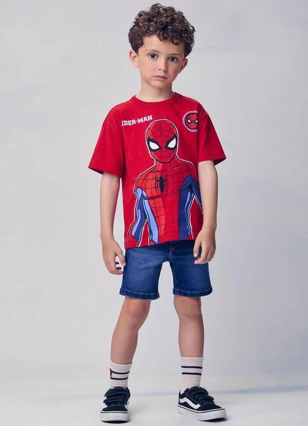 Youccie - Camiseta do Homem - Aranha Vermelho 3