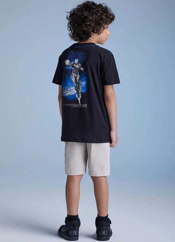 Youccie - Camiseta do Homem de Ferro Preto 4