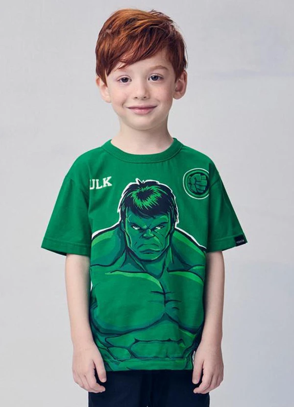 Youccie - Camiseta do Incrível Hulk Verde