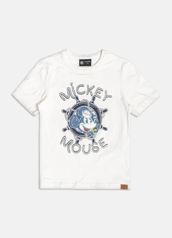 Youccie - Camiseta do Marinheiro Mickey Branco 4