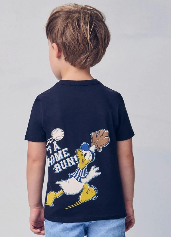 Youccie - Camiseta do Mickey Beisebolista Preto 2