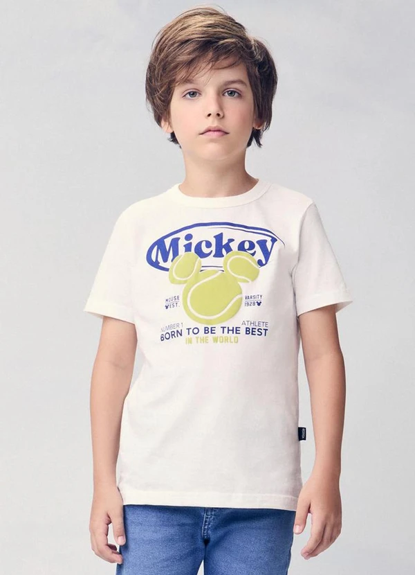 Youccie - Camiseta do Mickey Branco