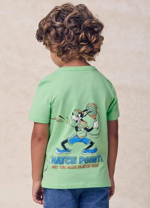 Youccie - Camiseta do Mickey e Goofy Esportistas Verde - YOUCCIE