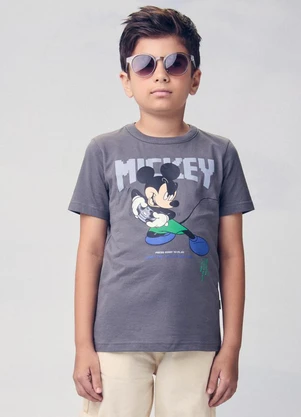 Youccie - Camiseta do Mickey Gamer Cinza - YOUCCIE