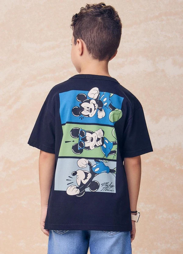 Youccie - Camiseta do Mickey Mouse Preto 2