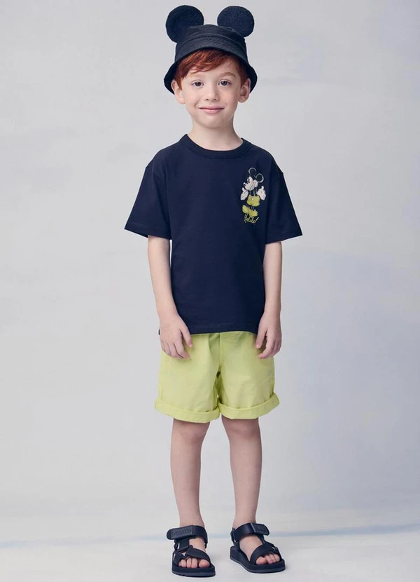 Youccie - Camiseta do Mickey Mouse Preto 3