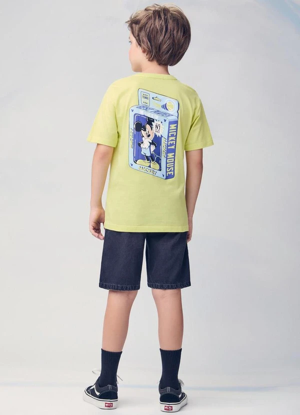 Youccie - Camiseta do Mickey Mouse Verde 4