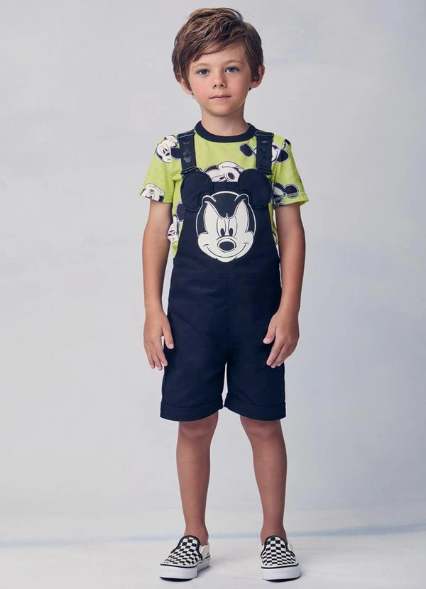 Youccie - Camiseta do Mickey Mouse Verde 3