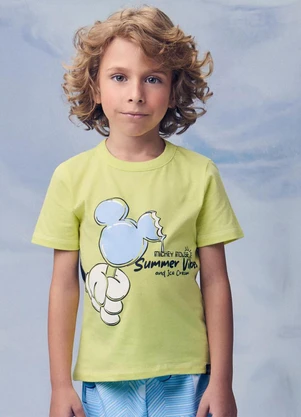 Youccie - Camiseta do Mickey Mouse Verde - YOUCCIE