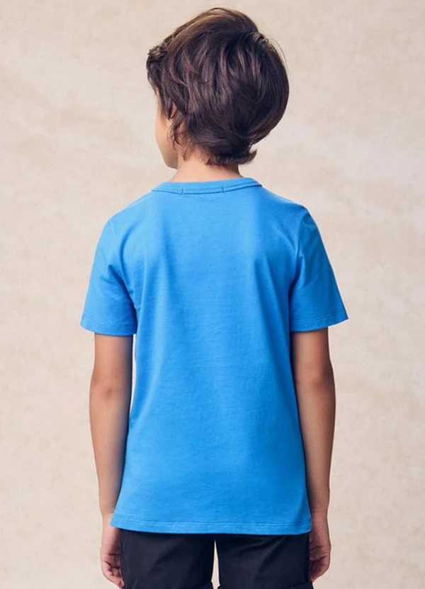 Youccie - Camiseta do Mickey Skatista Azul 2