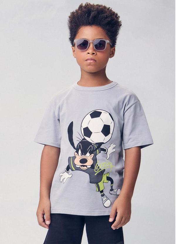 Youccie - Camiseta do Pateta Jogador Cinza