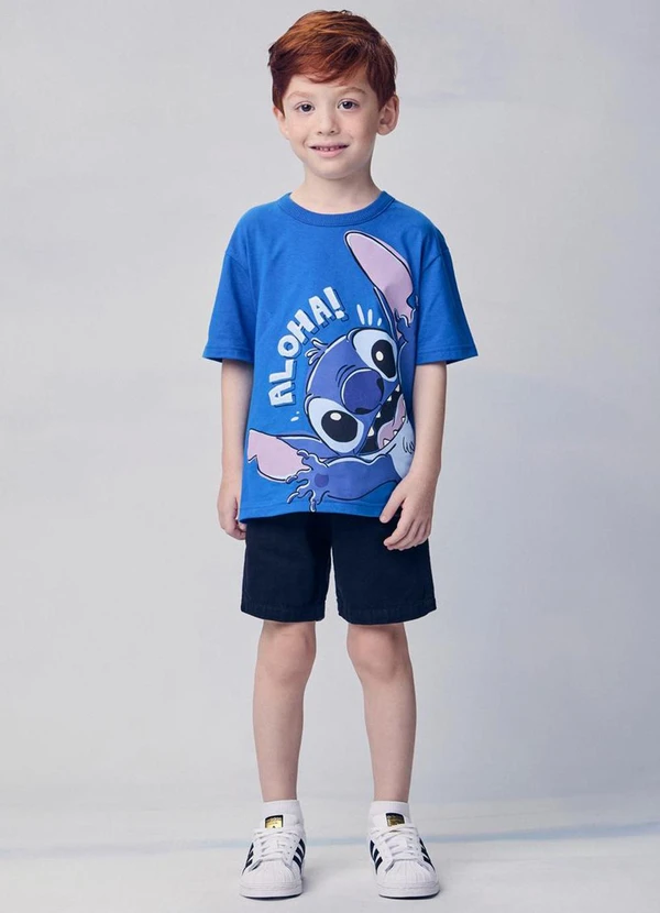Youccie - Camiseta do Stitch Azul 3